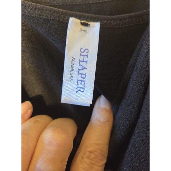 Shaper Womens One Piece Full Control 5XL Black Open Crotch Adjustable Straps - Picture 2 of 13